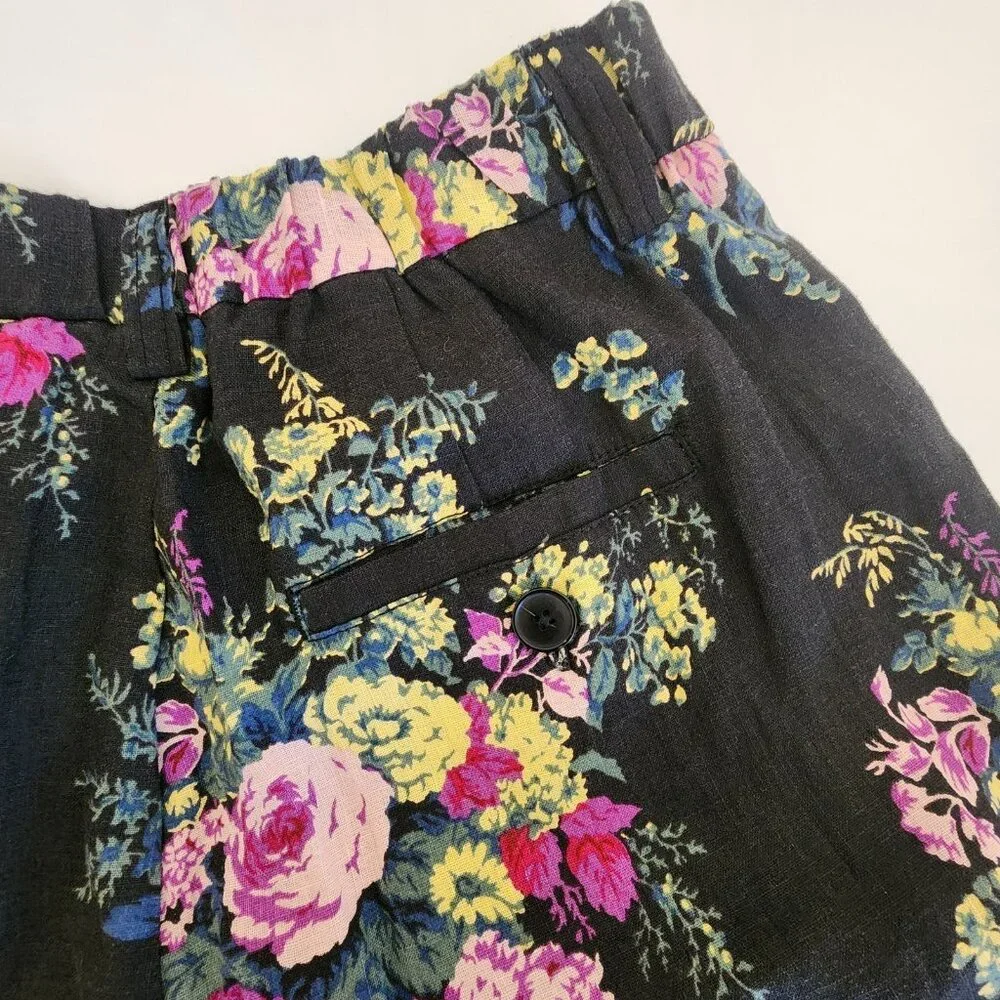 NWT Size M- The Avery Pleated Wide Leg  Trousers Maeve 100% Linen (NWT US$ 148) - Picture 6 of 16